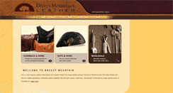 Desktop Screenshot of breezymountainleather.com